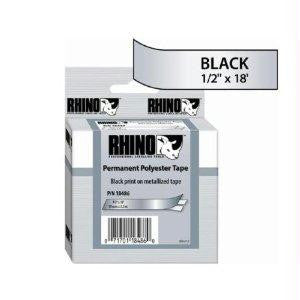 Dymo Dymo Rhino 1-2in X 18ft, Metallized Permanent Labels