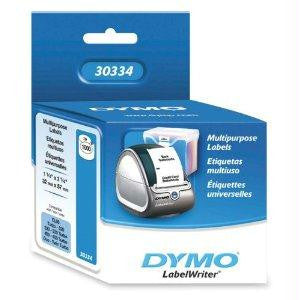 Dymo White 2-1-4in X 1-1-4in Labels. Size: 2-1-4in X 1-1-4in, 1000 Labels-roll, 1 Rol