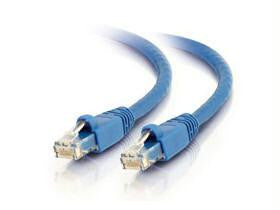 C2g 14ft Cat6a 600mhz Snagless Patch - Blue
