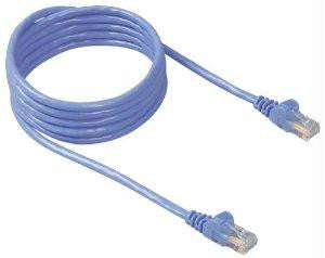 Belkin Components 25ft Cat5e Snagless Patch Cable, Utp, Blue Pvc Jacket, 24awg, T568b, 50 Micron,