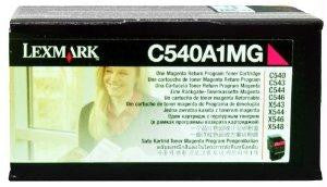 Lexmark Lexmark C54x-x543-x544 Return Program Magenta Toner Cartridge