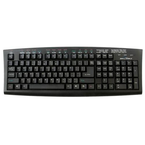 Seal Shield Silver Seal Washable Meditech Client-server Medical Grade Keyboard - Dishwasher