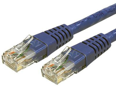 25 ft Blue Molded Cat 6 Patch Cable