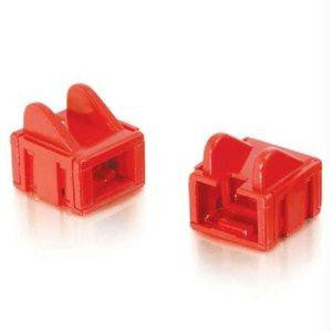 C2g Rj45 Patch Cord Boot - Red - 25pk