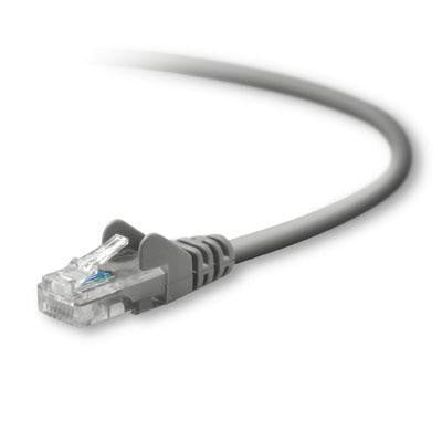 Belkin Components Patch Cable - Rj-45 (m) - Rj-45 (m) - 14 Ft - ( Cat 5e ) - Gray