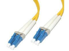 C2g C2g 15m Lc-lc 9-125 Os1 Duplex Singlemode Pvc Fiber Optic Cable - Yellow