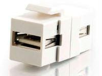 USB KEYSTONE A-A F-F - WHITE