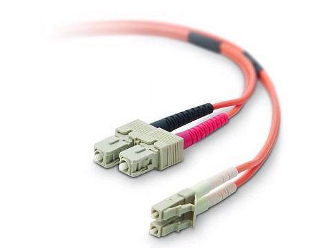 Belkin Components Patch Cable - Lc - Male - Sc - Male - 3.3 Ft - Fiber Optic - 62.5 - 125 Micron