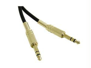 C2g 3ft Pro-audio 1-4in Trs Male To 1-4in Trs Male Cable