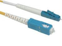 C2g C2g 15m Lc-sc 9-125 Os1 Simplex Singlemode Pvc Fiber Optic Cable - Yellow
