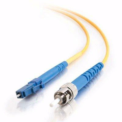 C2g C2g 6m Lc-st 9-125 Os1 Simplex Singlemode Pvc Fiber Optic Cable - Yellow