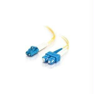 C2g C2g 7m Lc-sc 9-125 Os1 Duplex Singlemode Pvc Fiber Optic Cable - Yellow