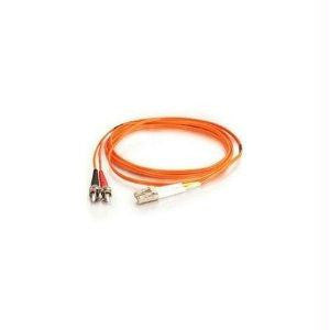 C2g C2g 4m Lc-st 50-125 Om2 Duplex Multimode Pvc Fiber Optic Cable - Orange