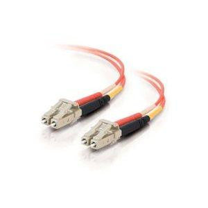 CABLES TO GO 9M USA-MADE LC-LC DUPLEX 62.5-125 MULTIMODE FIBER PATCH CABLE - ORANGE