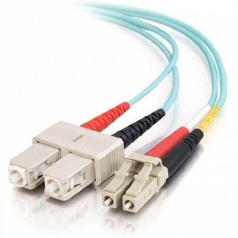 C2g C2g 8m Lc-sc 10gb 50-125 Om3 Duplex Multimode Pvc Fiber Optic Cable (usa-made) -