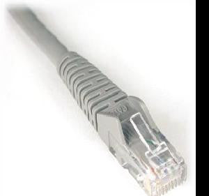 Tripp Lite Cat6 Gigabit Snagless Molded Patch Cable (rj45 M-m) - Gray, 10-ft.