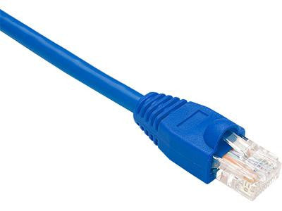 Unirise Usa, Llc Cat6 Gigabit Ethe Patch Cable, Utp, Blue, Snagless, 1ft