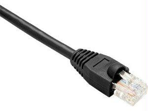 Unirise Usa, Llc Cat6 Gigabit Ethe Patch Cable, Utp, Black, Snagless, 2ft