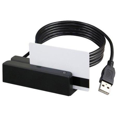 Uniform Industrial Corp. Msr Reader, Swipe Type, Usb Interface, Dual Tracks, Buzzer-led, Black