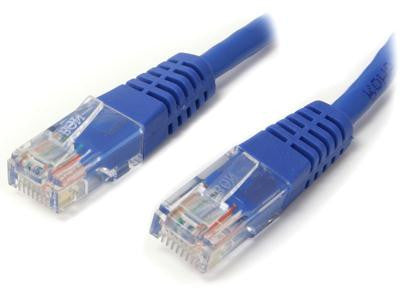 20 FT BLUE MOLDED CAT5E UTP PATCH CABLE