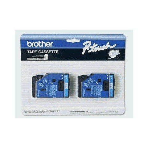 Brother International Corporat Tc12: 2pk 1-2 Blue On Clear For Use With Pt-6, 8, 10, 12, 12n, 15,