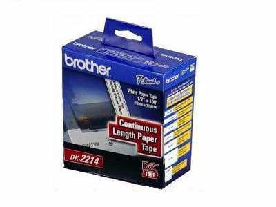 Brother International Corporat Paper Tape - White - For Ql500, Ql550, Ql650td