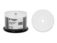 Verbatim Americas Llc Verbatim Datalifeplus - 50 X Dvd+r 4.7 Gb 8x - White - Thermal Transfer Prin