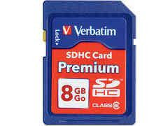 Verbatim Americas Llc Verbatim Premium Flash Memory Card - Flash Memory Card - 8 Gb - Class 6 - Sd