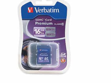 Verbatim Americas Llc 16gb Secure Digital Hi Cap Mem Cd Clas 6