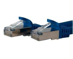 Startech 3ft Cat 6a Blue Rj45 Shielded Molded Network Patch Cable - 3 Ft  Rj45 M-m Catego