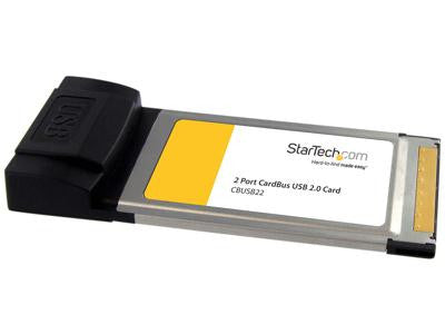 Startech 2 Port Cardbus Usb 2.0 Pc Card Adapter