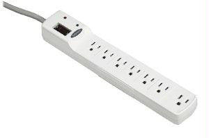 Fellowes, Inc. Surge Protector - 7 Outlets. 840 Joules, Emi-rfi Noise Filtering, Illuminated On