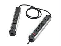 Fellowes, Inc. Split Surge Protector With 10 Outlets. 6ft Power Cord With 1-1-2ft Between Units