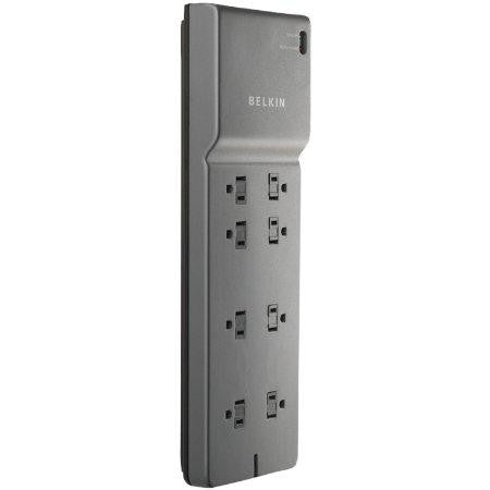 Belkin Components Surge Suppressor - External - Individual Pc - 8 - Black