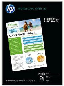 Hewlett Packard Hp Brochure Laser Paper, Matte, 150 Sht