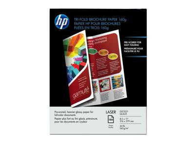 Hewlett Packard Hp Tri Fold Laser Brochure Paper, 150 St, 8.5 X 11