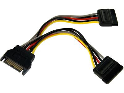 Startech Add An Extra Sata Power Outlet To Your Power Supply - Sata Power Splitter - 6in