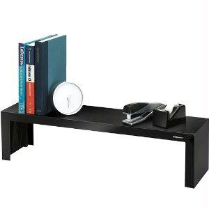 Fellowes, Inc. The Fellowes Designer Suites Shelf Maximizes Desktop Space With A Space-saving V