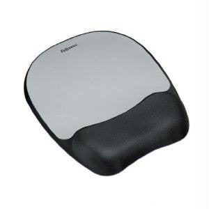 Fellowes, Inc. Memory Foam Mouse Pad-wrist Rest - Silve