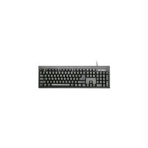 Keytronics Large L Shape Enter Key, Ps2, Black Keyboard