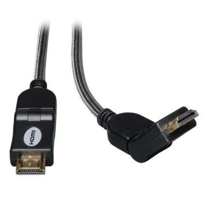 Tripp Lite High Speed Hdmi Cable With Swivel Connectors, Digital Video With Audio (m-m) 10-