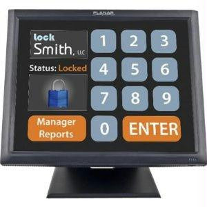 Planar Pt1545r - 15 Black Economical 5-wire Resistive Touch Screen Lcd With Dual Serial