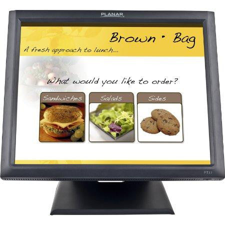 Planar Pt1745r 17 Black Economical 5-wire Resistive Touch Screen Lcd With Dual Usb-seri