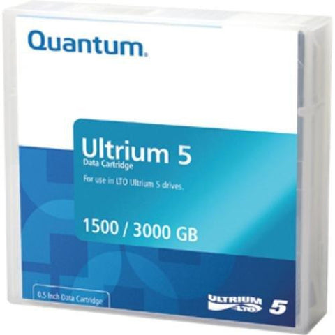 Quantum Media 5-pk Qtm Data Cartridge For Lto-5, Contains Qty 5 Mr-l5mqn-01, Ultrium-5 D