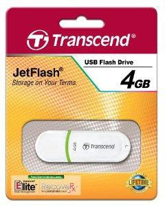 Transcend Information 4gb Usb 2.0 Flash Drive (white)