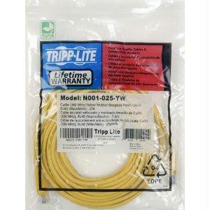 Tripp Lite Cat5e 350mhz Snagless Molded Patch Cable (rj45 M-m) - Yellow, 10-ft.