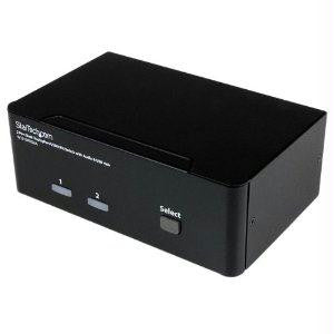 Startech Control 2 High-resolution Dual Displayport Computers With A Single Console - Usb