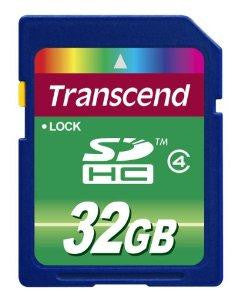 Transcend Information 32gb Sdhc Card ( Sd2.0 Class 4 )