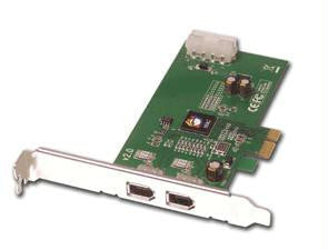 Siig, Inc. Firewire Adapter - Plug-in Card - Low Profile - Pci Express X1 - Ieee 1394 Firew