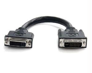 Startech 6in Dvi-i Dual Link Digital Analog Port Saver Cable M-f